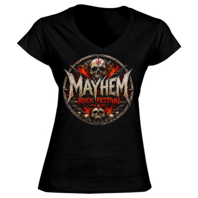2027 Festival Logo - GD78 Softstyle® Ladies' V-Neck T-Shirt Thumbnail