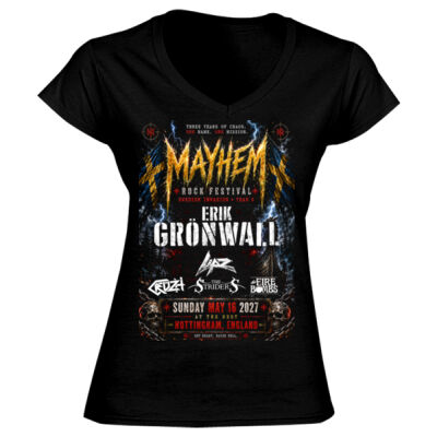 2027 Festival - Single Side Sunday Lineup - GD78 Softstyle® Ladies' V-Neck T-Shirt Thumbnail