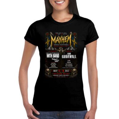 2027 Festival - Single Side Weekend Lineup - GD72 Softstyle® Ladies' T-Shirt Thumbnail