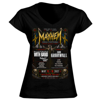 2027 Festival - Single Side Weekend Lineup - GD78 Softstyle® Ladies' V-Neck T-Shirt Thumbnail