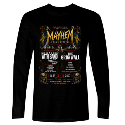 2027 Festival - Single Side Weekend Lineup - GD11 Softstyle® Adult Long Sleeve T-Shirt Thumbnail