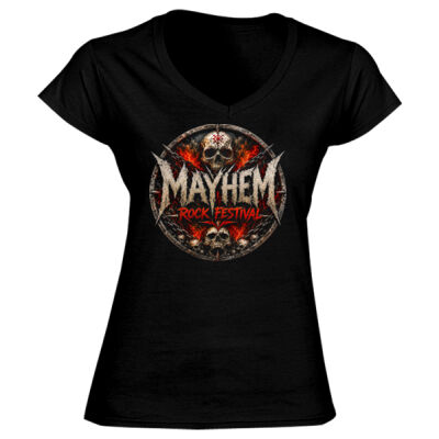 2027 Festival - Double Side Weekend Lineup - GD78 Softstyle® Ladies' V-Neck T-Shirt Thumbnail