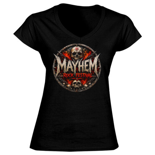 2027 Festival - Double Side Weekend Lineup - GD78 Softstyle® Ladies' V-Neck T-Shirt Thumbnail